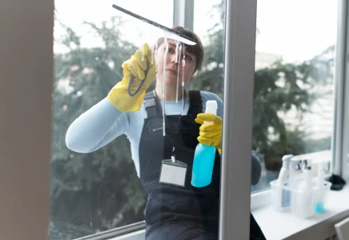 Nettoyage de vitres intérieures et extérieures à Lugrin